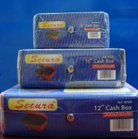 Secura Cash Boxes 8inch, 10inch, 12inch (red,blue,black)